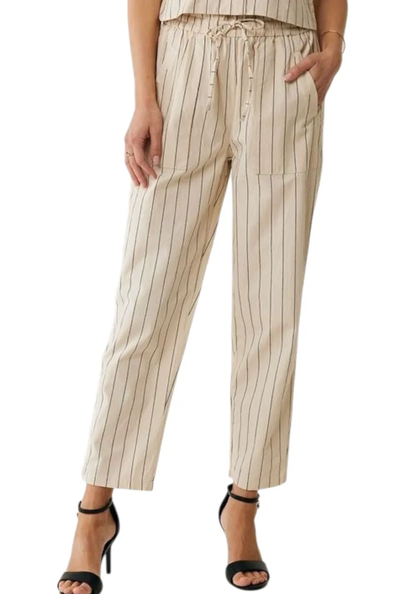 Παντελόνι Υφασμάτινο Mexx Easy Pull On Workwear Pants MF007005251W-Cream White Γυναικείο