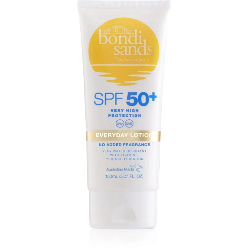 Bondi Sands SPF 50+ Everyday Body Lotion αντηλιακό γάλα σώματος αδιάβροχο SPF 50+ 150 ml
