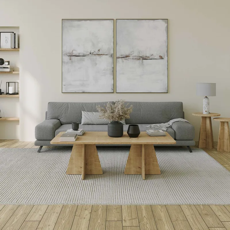 Τραπέζι Σαλονιού (120x60x40) A-G Mushroom 552NOS2492 Oak