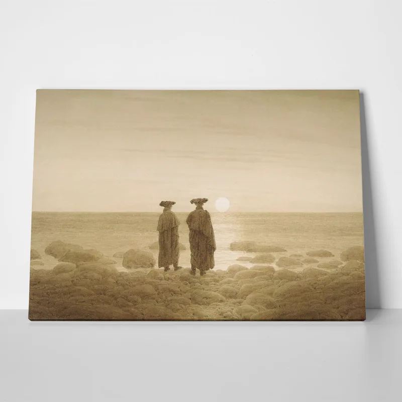 Πινακας σε καμβά CASPAR DAVID FRIEDRICH - TWO MEN ON THE SHORE