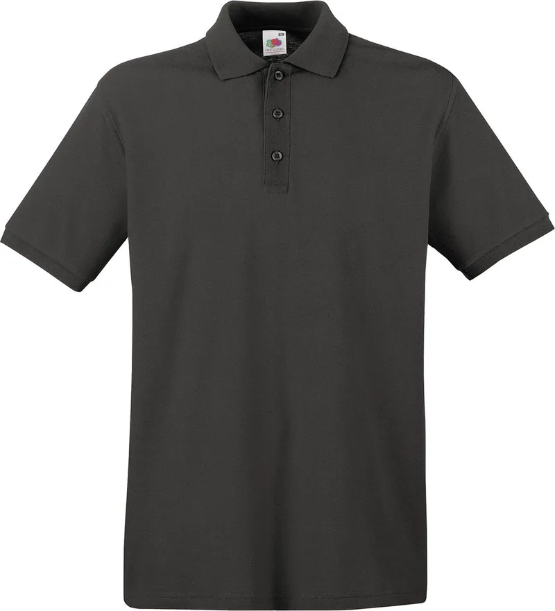 Ανδρική μπλούζα Polo Fruit of the Loom 63-218-0 Light Graphite