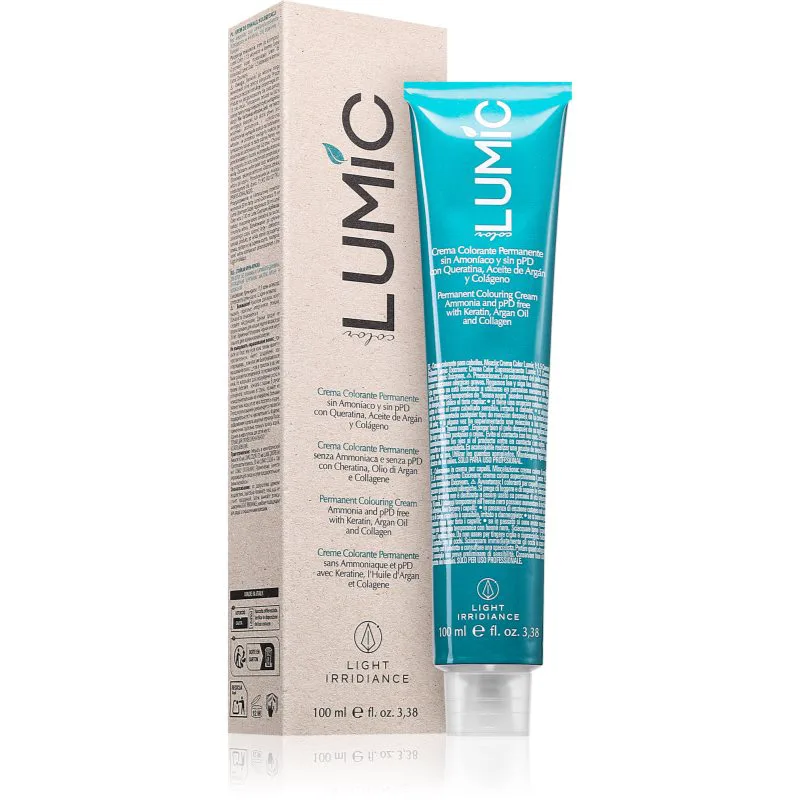 Light Irridiance Lumic βαφή μαλλιών χωρίς αμμωνία απόχρωση 6.0 Dark Blonde 100 ml
