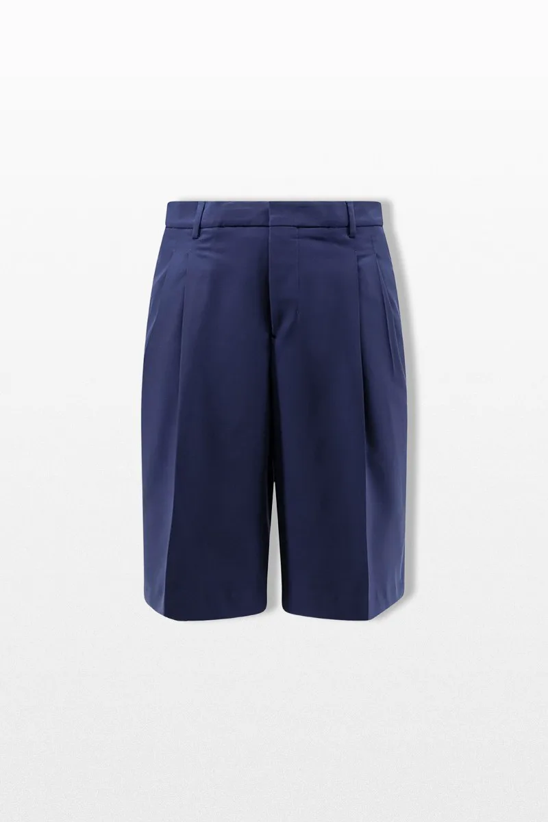 AMI PARIS Ανδρικό Μπλε Wide Bermuda Shorts