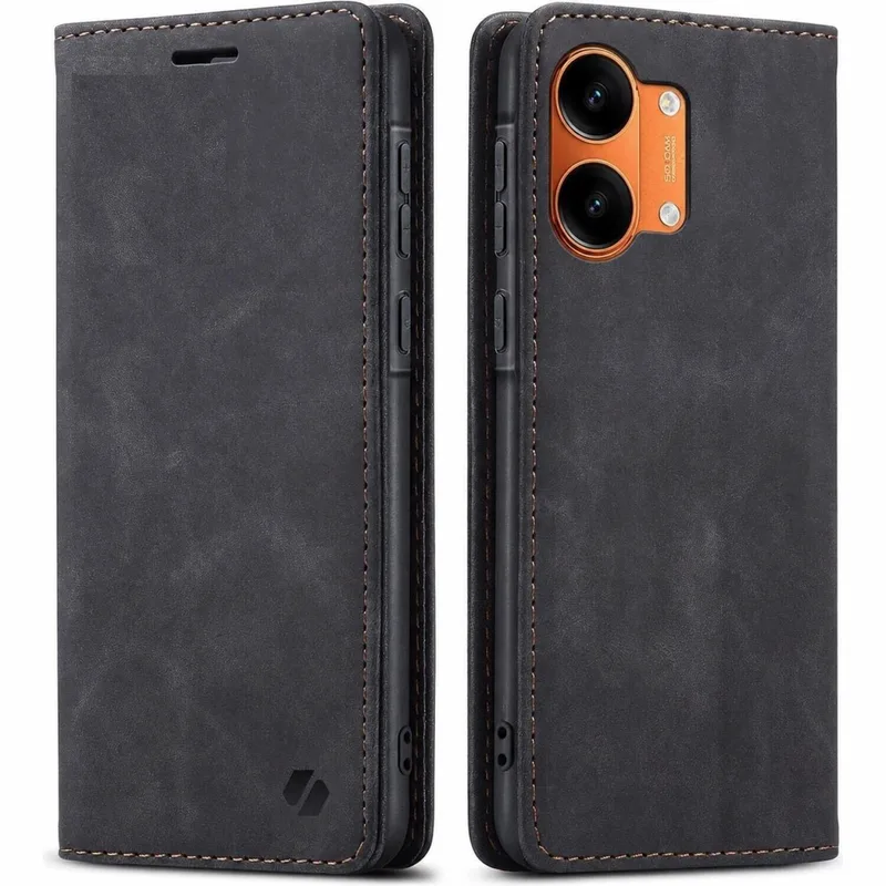 Θήκη Xiaomi Poco X8 Pro Max Spacecase Wallet Πορτοφόλι - Black (5905719140946)