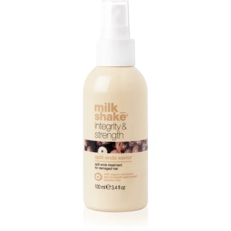 milk_shake® Integrity & Strength Split Ends Saviour φροντίδα χωρίς ξέβγαλμα για ψαλίδα των μαλλιών 100 ml