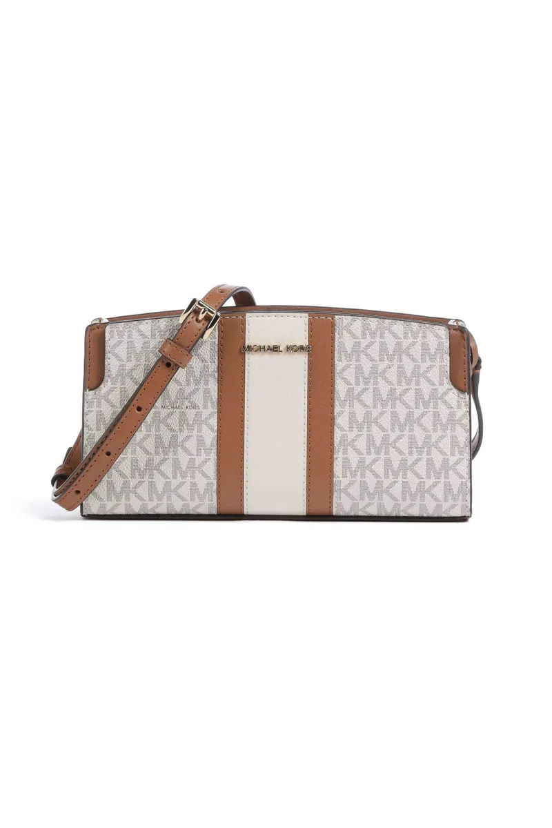 Michael Kors γυναικεία τσάντα crossbody "Becca Small" - 32R6GQ6C1B Εκρού