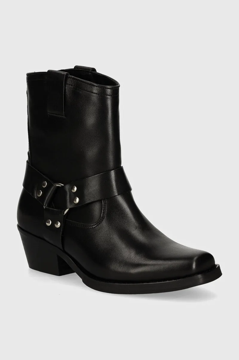 Δερμάτινες καουμπόικες μπότες Steve Madden Quintana