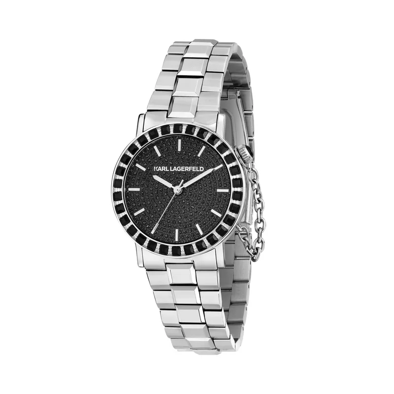Ρολόι KARL LAGERFELD R0553100505 Ασημί