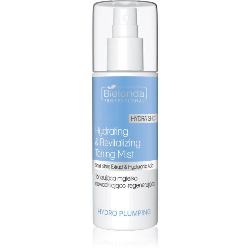Bielenda Professional Hydro Plumping τονωτικό σπρέι προσώπου για αναγέννηση και θρέψη της επιδερμίδας 150 ml