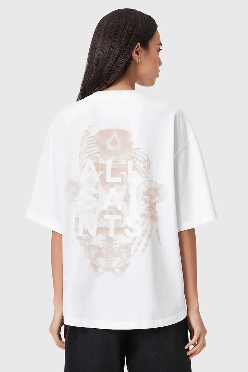 Βαμβακερό μπλουζάκι AllSaints TEMPUS