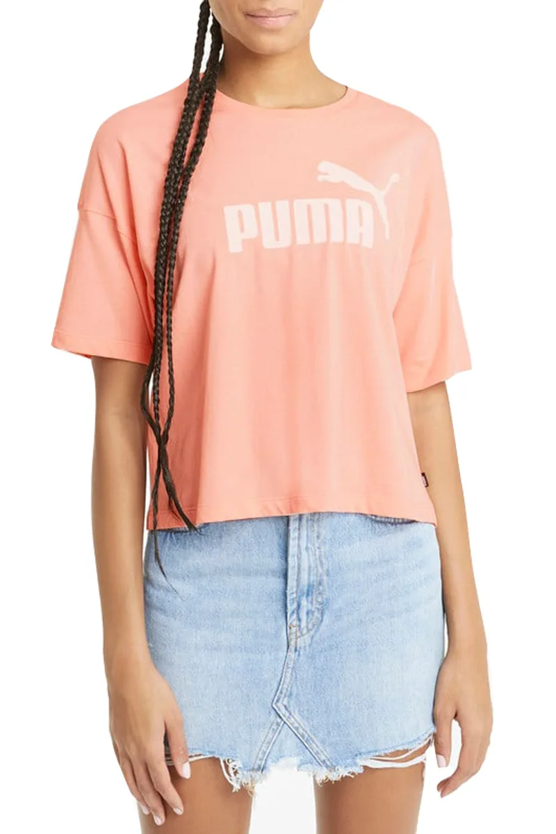 Μπλούζα Κοντομάνικη Puma Ess Cropped Logo 586866-26 Γυναικείο
