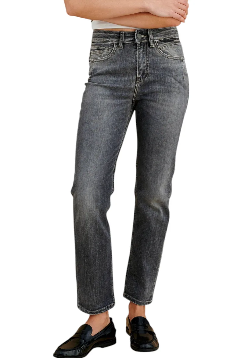 Παντελόνι Jean Attrattivo Crafted 9923038-GREY Γυναικείο