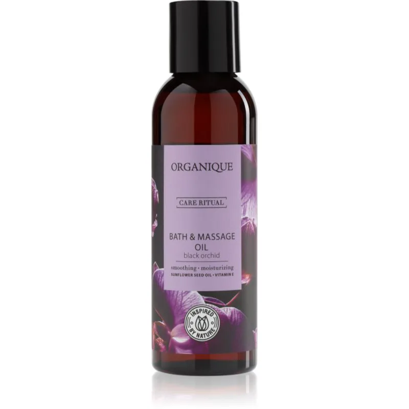 Organique Black Orchid λάδι λουτρού μασάζ 125 ml