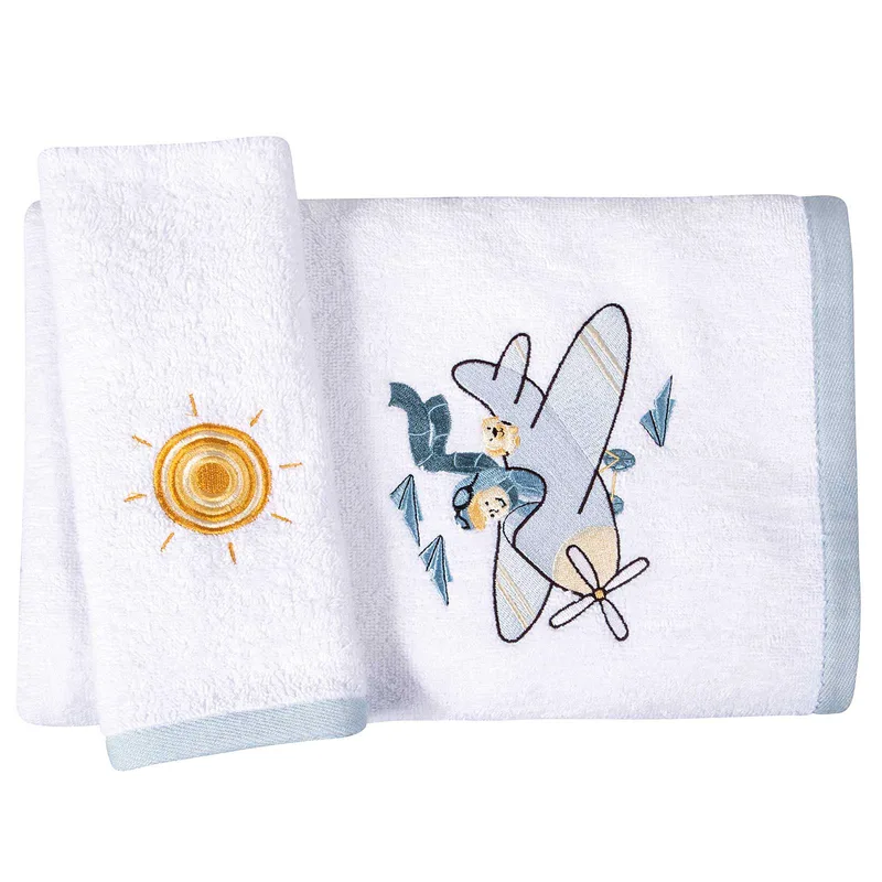 Greenwich polo club σετ πετσετεσ baby essential 8866 blue