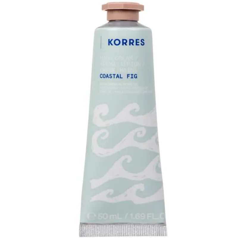 Korres Coastal Fig Hand Cream Ενυδατική Κρέμα Χεριών με Φρέσκιες Νότες Μεσογειακού Σύκου & Ελληνικό Έλαιο Αμυγδάλου 50ml