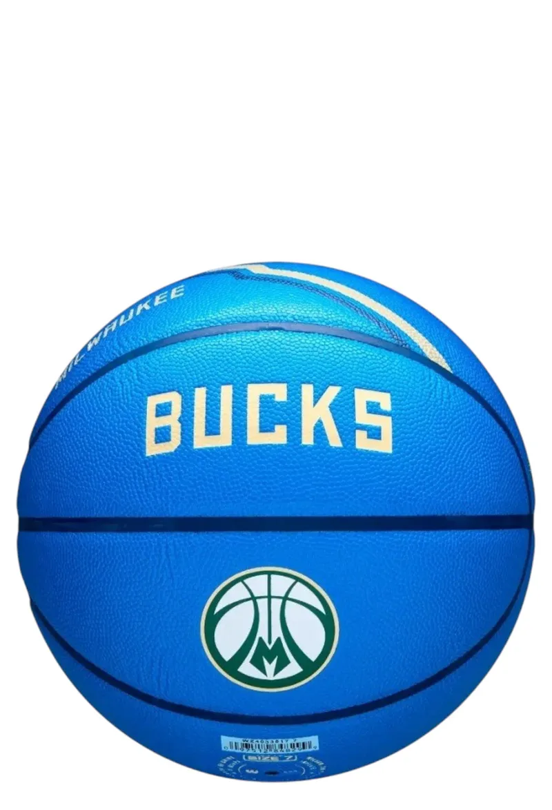Μπάλα Μπάσκετ Wilson 2024 NBA Team City Collector Mil Buc WZ4033817XB7-00