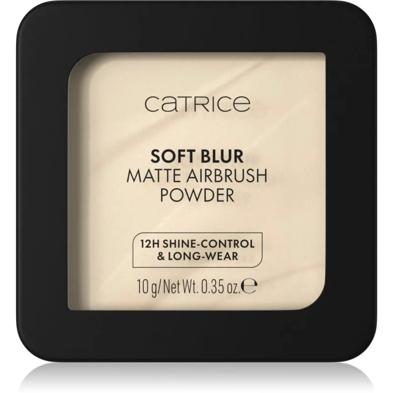 Catrice Soft Blur Matte Airbrush Powder πούδρα φιξαρίσματος για ματ όψη απόχρωση 002W 10 γρ