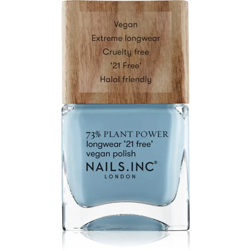 Nails Inc. Plant Power βερνίκι νυχιών μακράς διαρκείας απόχρωση Clean To The Core 14 ml