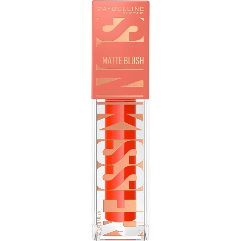 Maybelline Sunkisser Matte Blush Ματ Ρουζ σε Υγρή Μορφή Πολλαπλών Χρήσεων 4.7ml - 35 Spritzy Πορτοκαλί