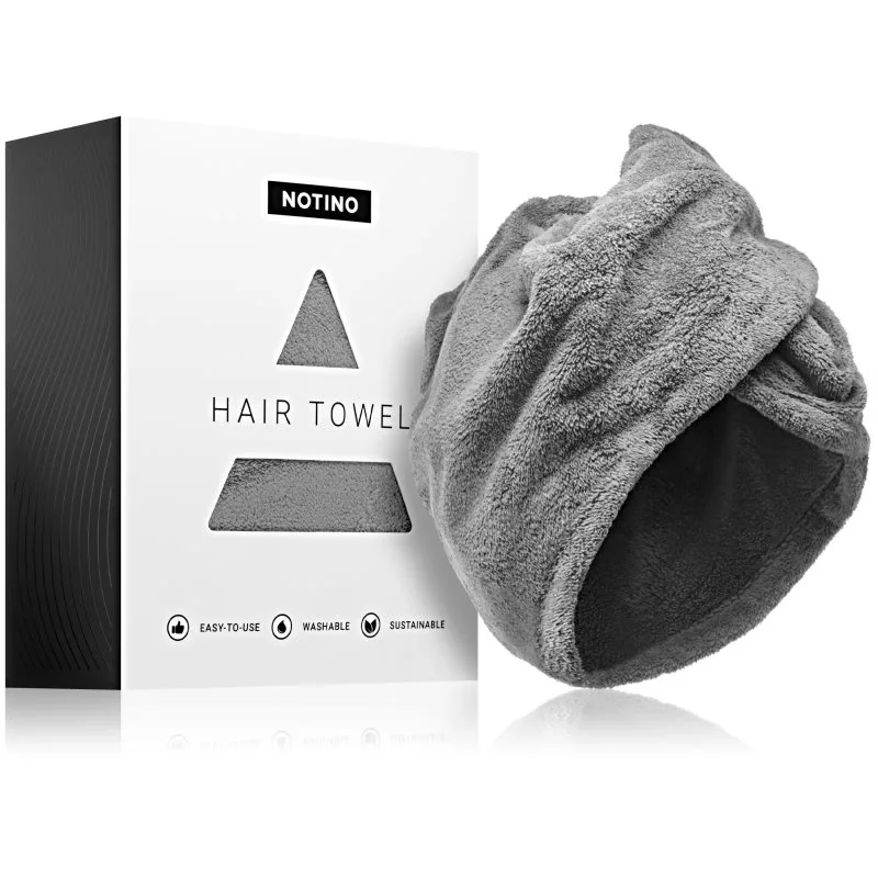 Notino Spa Collection Hair Towel πετσέτα για τα μαλλιά Grey 1 τμχ