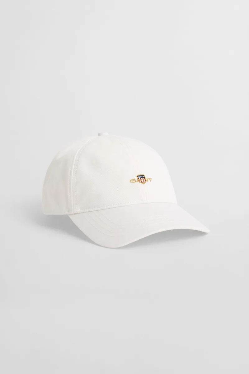 Gant γυναικείο καπέλο jockey με κεντημένο λογότυπο - 4901000 Λευκό