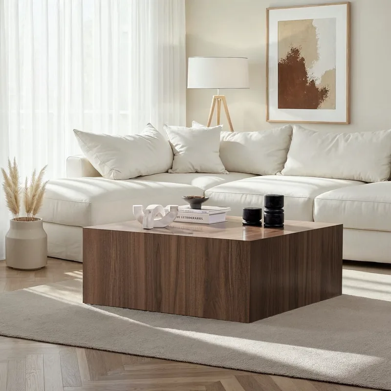 Τραπεζάκι Σαλονιού Prizma - Venezia Walnut 467Nrd1104 (90x35x90 cm)