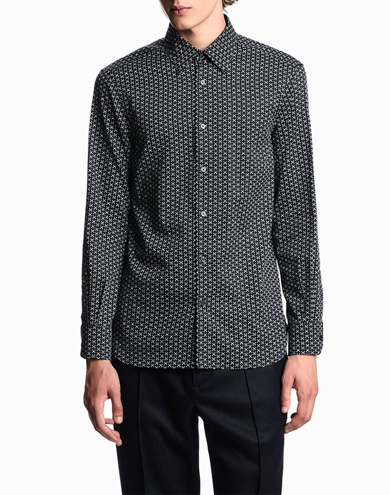 EMPORIO ARMANI SHIRT EM001537AF14130-FB323 NavyBlue