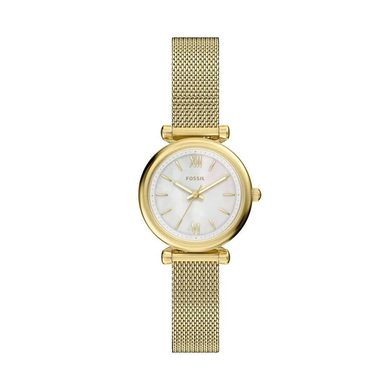 Ρολόι Fossil Carlie ES5462 Χρυσό