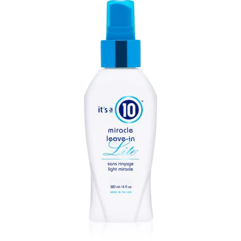 it's a 10 Volumizing Miracle Leave-In Conditioner Lite σπρέι για όγκο στα απαλά μαλλιά 120 ml