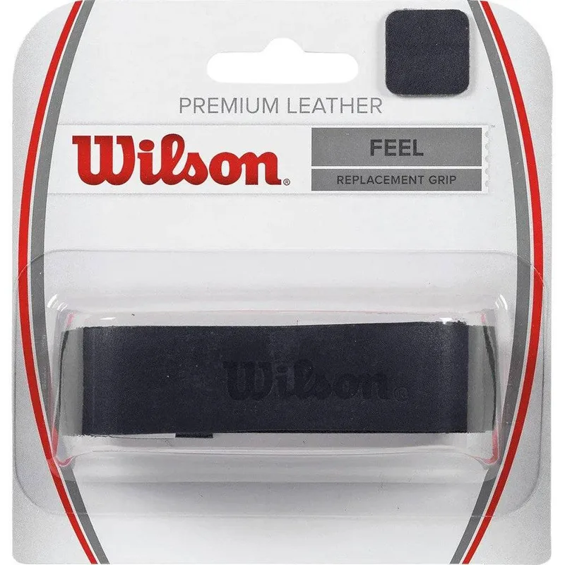ΓΚΡΙΠ WILSON LEATHER REPLACEMENT GRIP ΜΑΥΡΟ