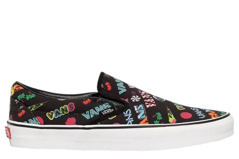 Slip On Vans Classic VN0A33TB43D1-Black-True White