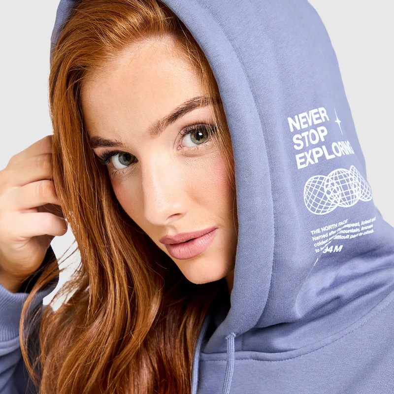 The North Face Location Oversized Γυναικεία Μπλούζα Με Κουκούλα (9000240041_88111)