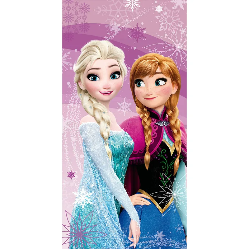 Πετσέτα Μπάνιου 70X140 Viopros Λουτρου Παιδικες Frozen 48 Λιλά (70x140)