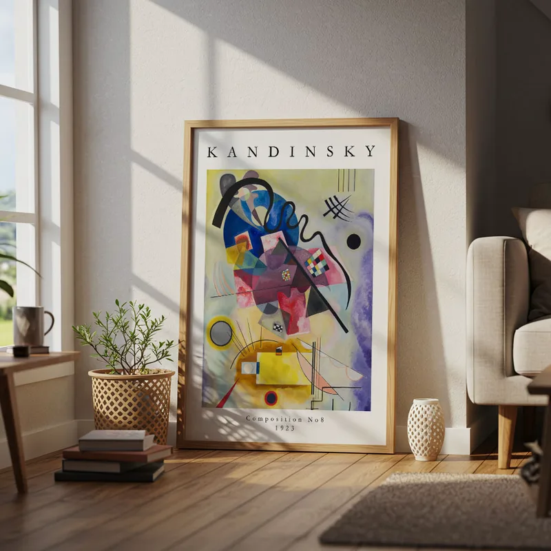 Πόστερ KANDINSKY - JAUNE ROUGE BLEU
