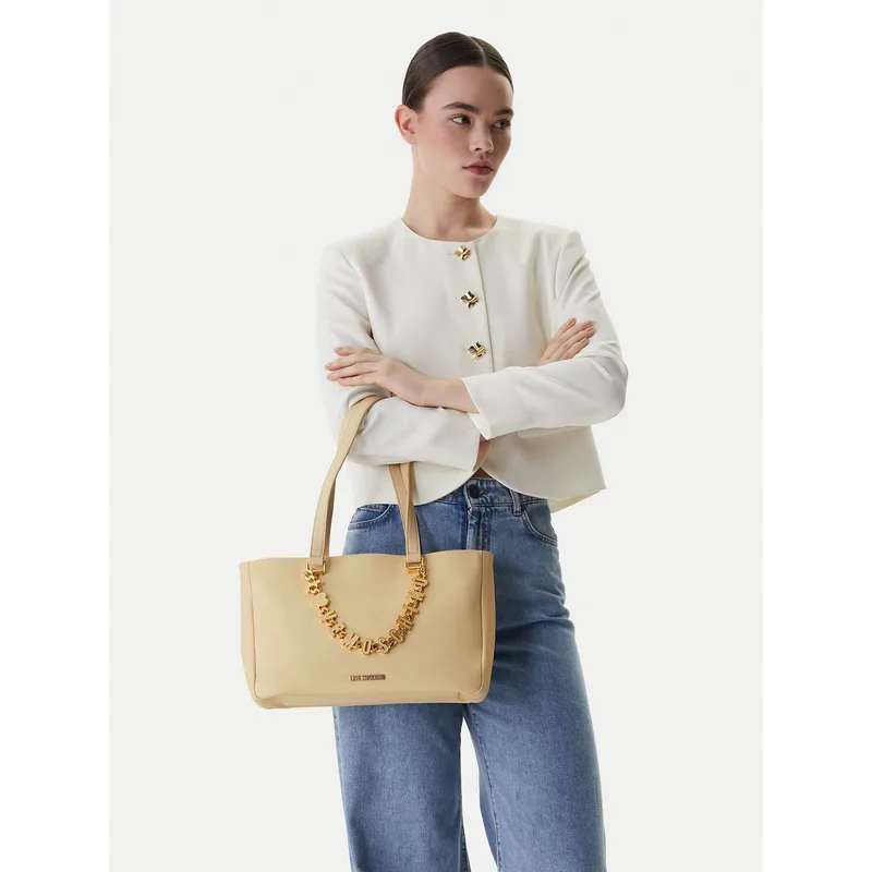 Τσάντα LOVE MOSCHINO JC4153PP1OL1712A Μπεζ