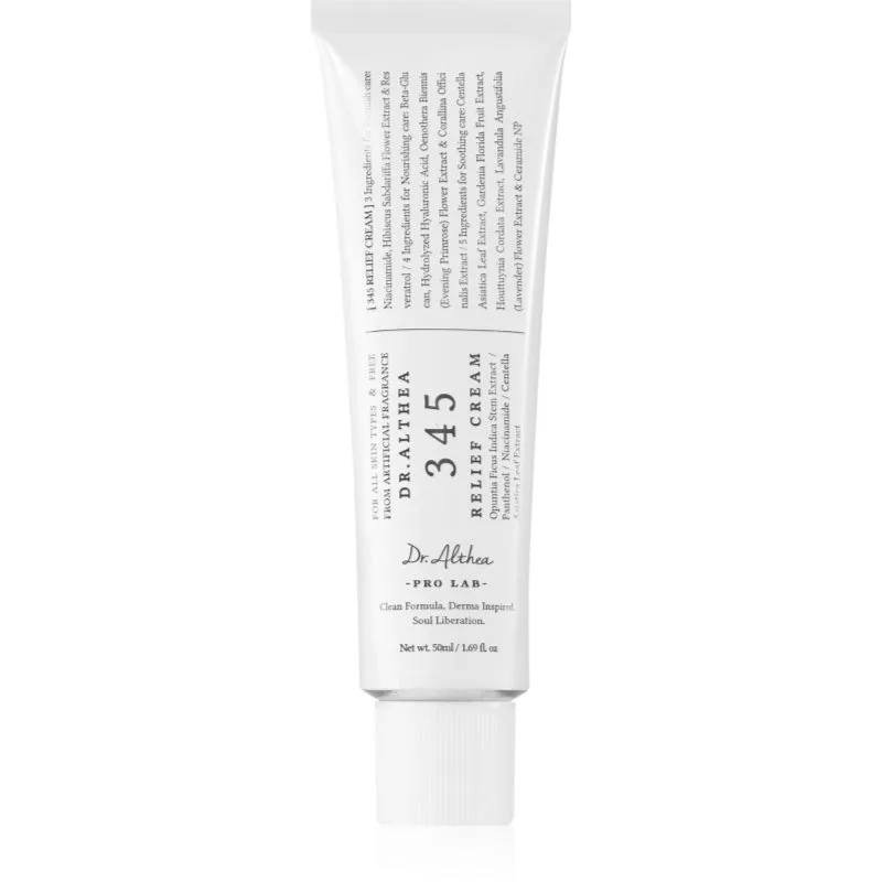 Dr. Althea 345 Relief Cream καταπραϋντική και θρεπτική κρέμα για ευαίσθητη επιδερμίδα 50 ml