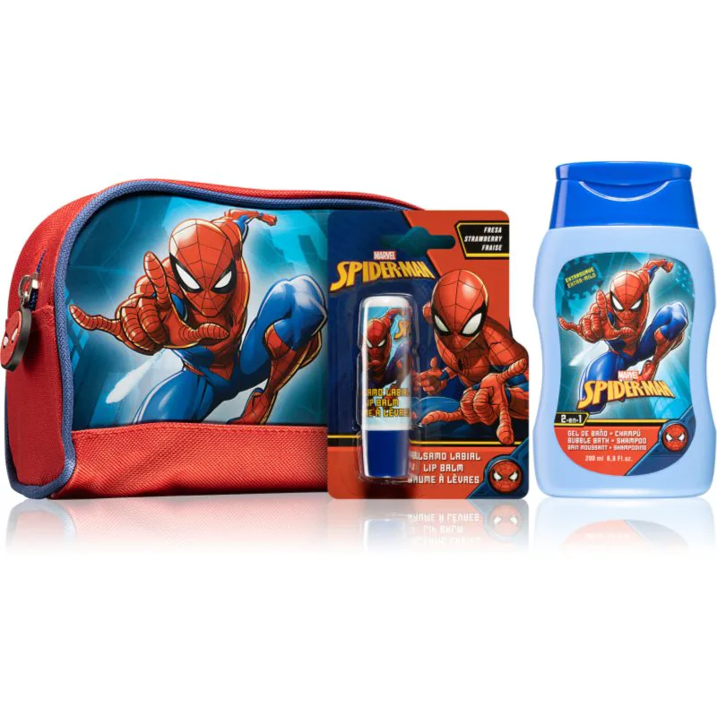 Marvel Spiderman Toilet Bag σετ δώρου για παιδιά