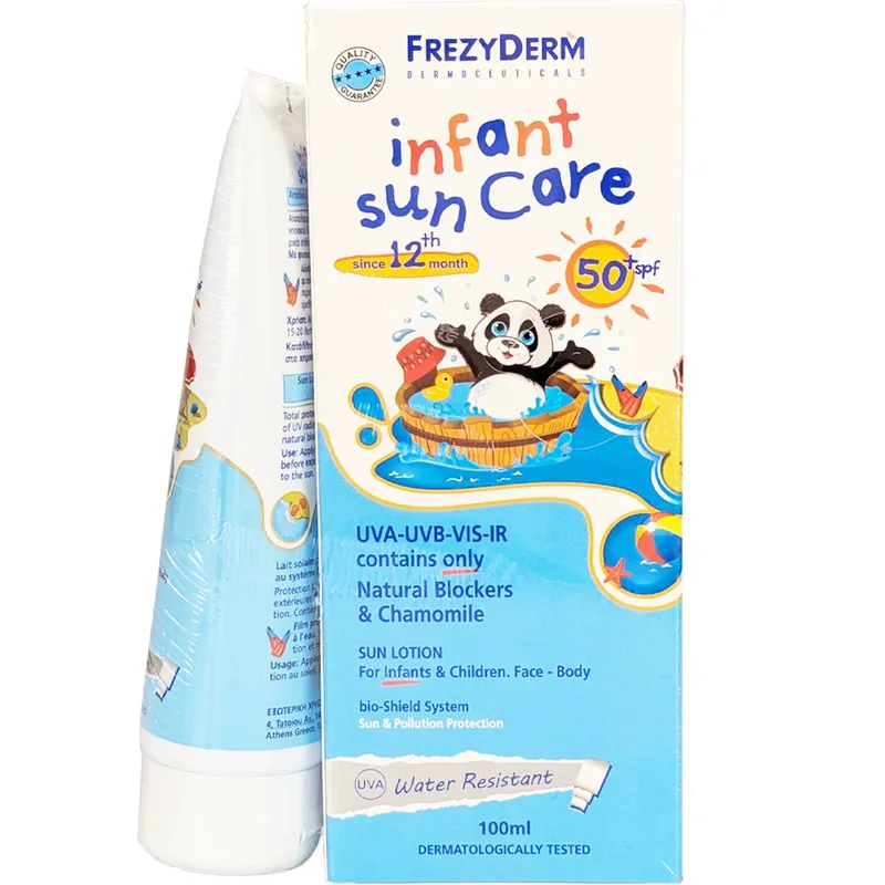 Frezyderm Promo Infant Sun Care Spf50+  Αντηλιακό Γαλάκτωμα Προσώπου & Σώματος Πολύ Υψηλής Προστασίας για την Νηπιακή Επιδερμίδα από το 12ο Μήνα 150ml
