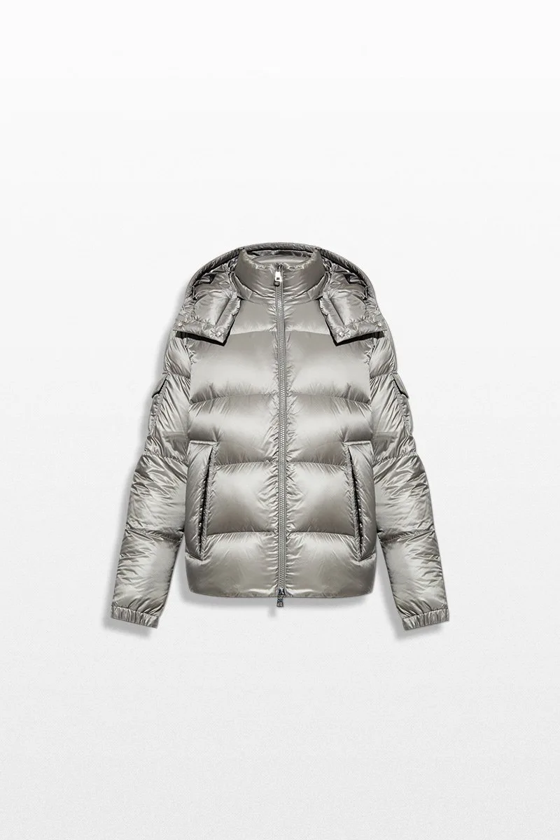 MONCLER Ανδρικό Γκρι Grey Down jacket Couyere