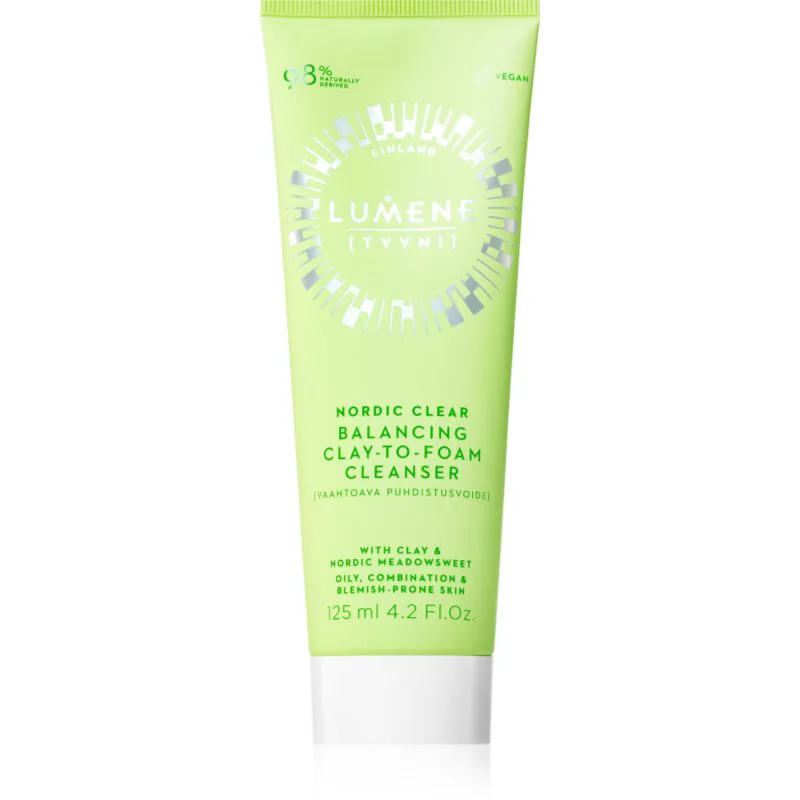 Lumene Nordic Clear [TYYNI] καθαριστικός αφρός και ντεμακιγιάζ για λιπαρή και προβληματική επιδερμίδα 125 ml