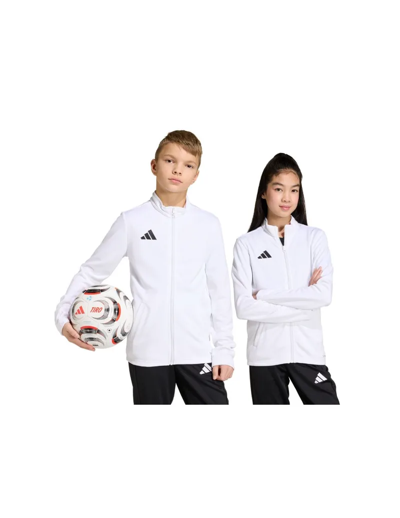 adidas Entrada 26 Track kids' sweatshirt white JZ6605