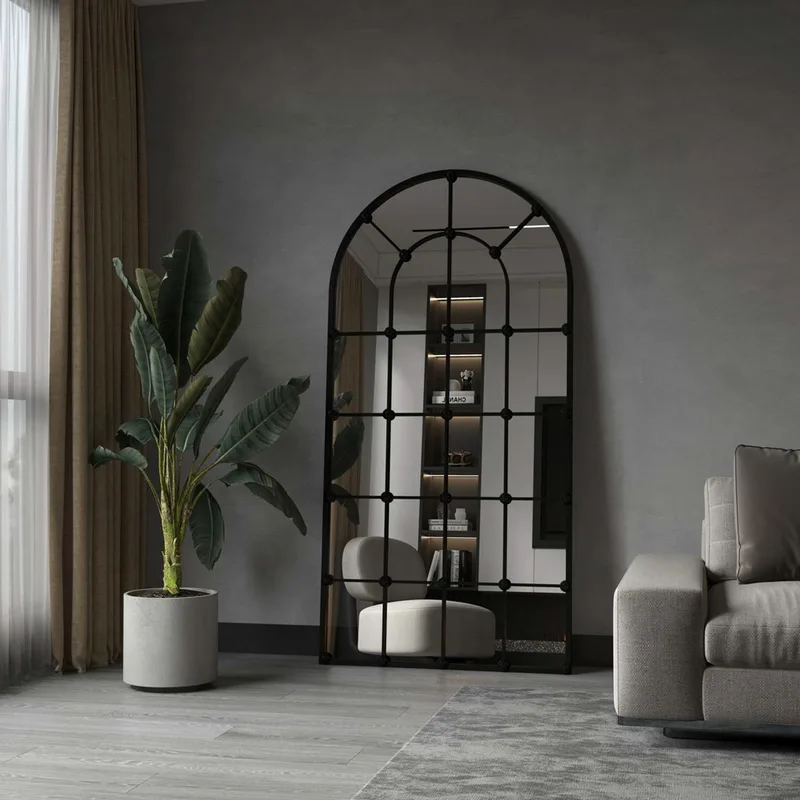 Καθρέπτης Δαπέδου Ovalis - Black 985Etr1114 (90x180 cm)