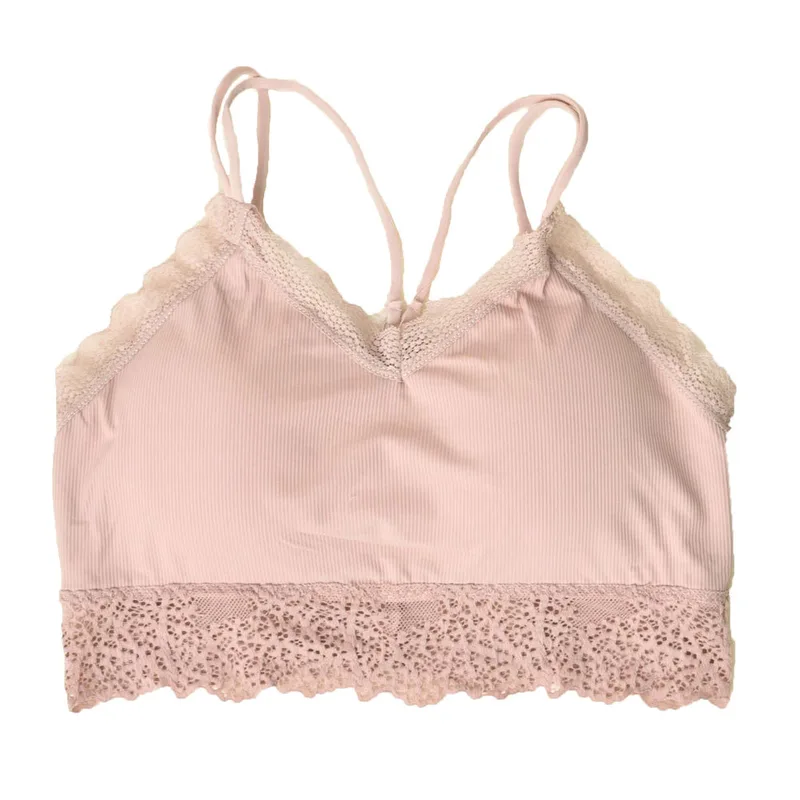 Γυναικείο Bralette ριπ Ροζ 13096