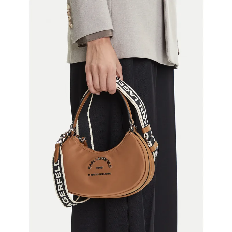 Τσάντα KARL LAGERFELD A2W30086 Καφέ