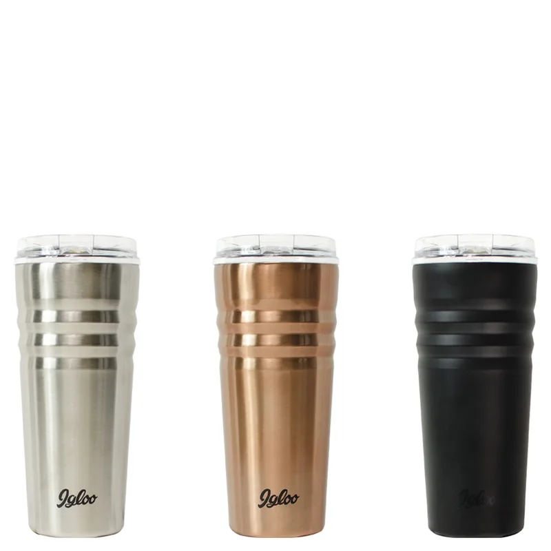 Υδροδοχείο Igloo Legacy Ανοξείδωτο 20oz 590ml Μαύρο 41446