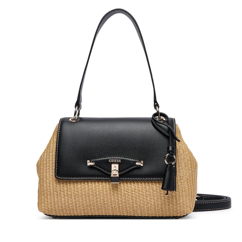 Τσάντα Guess Maggie Straw HWWG97 53190 Μπεζ