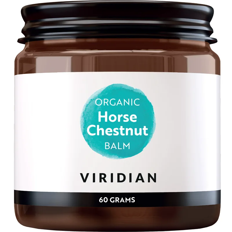 Viridian Organic Horse Chestnut Balm Κυκλοφορά του Αίματος στις Φλέβες & την Αντιμετώπιση του Αισθήματος των Βαριών Ποδιών 60ml