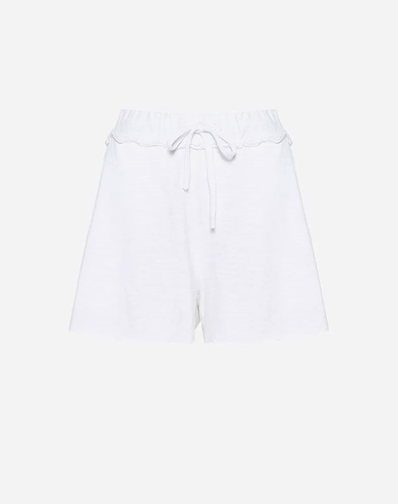 DIRTY LAUNDRY RAW CUT SWEATBERMUDA DLWSB000038-WHITE White