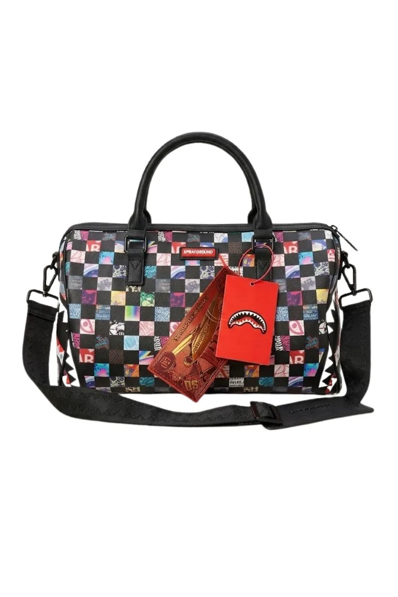 SPRAYGROUND Τσάντες Ταξιδίου CRAZY CHECK MINI DUFFLE - MULTI-D9439-MULTI
