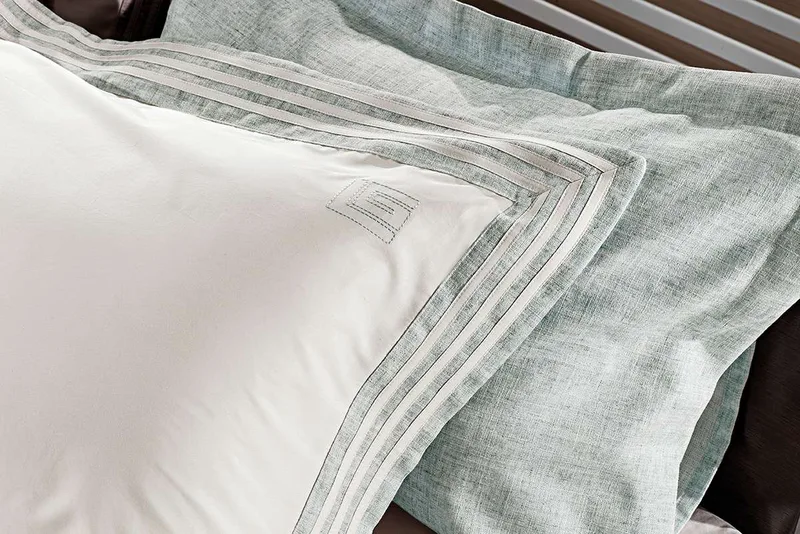 Μαξιλαροθήκες Oxford Linen Ocean 50x70